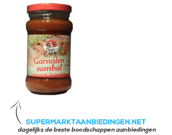 Swiet Moffo Garnalen sambal aanbieding