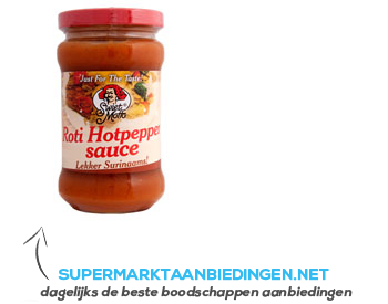 Swiet Moffo Roti hotpepper sauce aanbieding