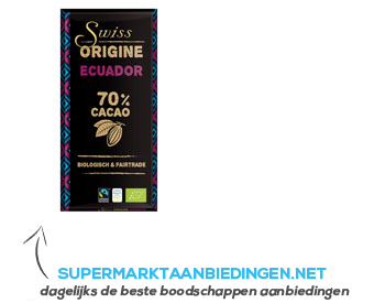 Swiss Original Ecuador 70% aanbieding