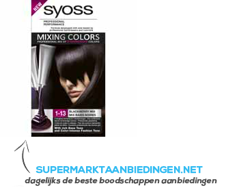 Syoss 1-13 Black Berry Mix aanbieding