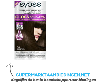 Syoss 3-1 Gloss sensation aanbieding