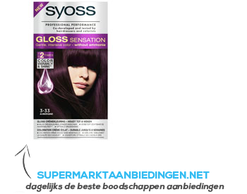 Syoss 3-33 Gloss sensation aanbieding