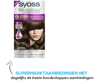 Syoss 5-1 Gloss sensation aanbieding