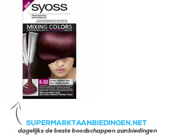 Syoss 5-32 Dark Cherry Mix aanbieding