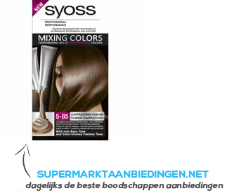 Syoss 5-85 Cappuccino Fusion aanbieding