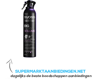 Syoss Big sexy volume hairspray aanbieding