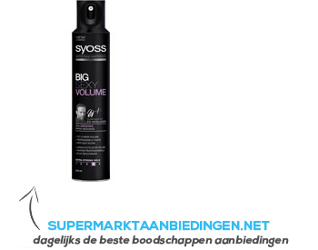 Syoss Big sexy volume mousse aanbieding
