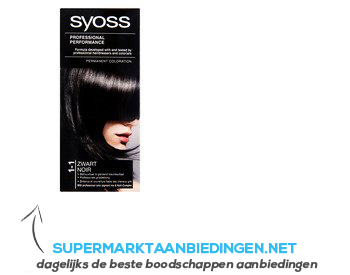 Syoss Color 1-1 zwart aanbieding