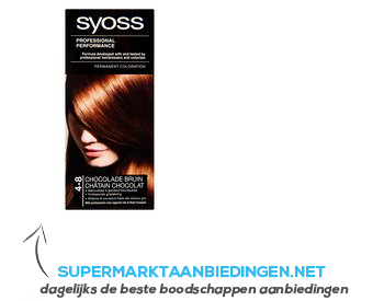 Syoss Color cream 4-8 chocolade bruin aanbieding