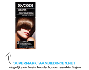 Syoss Color cream 5-1 licht bruin aanbieding