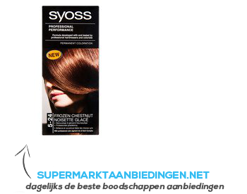 Syoss Color cream 5-24 frozen chestnut aanbieding