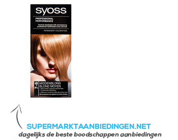 Syoss Color cream 7-6 middenblond aanbieding