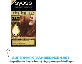 Syoss Color oleo intense 6-76 warm koperblond aanbieding