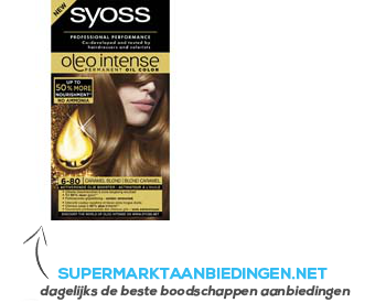 Syoss Color oleo intense 6-80 caramel blond aanbieding