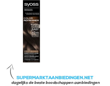 Syoss Color refresher dark brown aanbieding