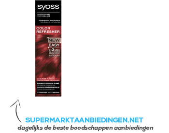 Syoss Color refresher reddish aanbieding