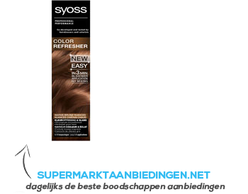 Syoss Color refresher warm brown aanbieding