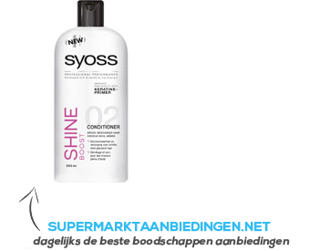 Syoss Conditioner shine boost aanbieding