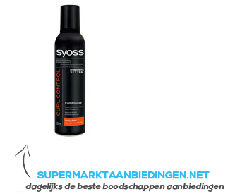 Syoss Curl mousse aanbieding