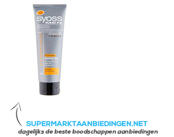Syoss Extreme styling gel power hold aanbieding