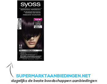 Syoss Fashion 1-3 Tokio zwart aanbieding