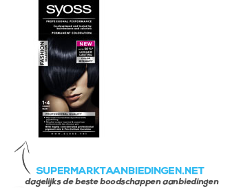 Syoss Fashion 1-4 cosmic blue aanbieding