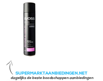 Syoss Hairspray shine aanbieding