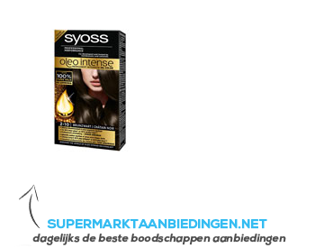 Syoss Oleo haarkleuring 2-10 bruinzwart aanbieding