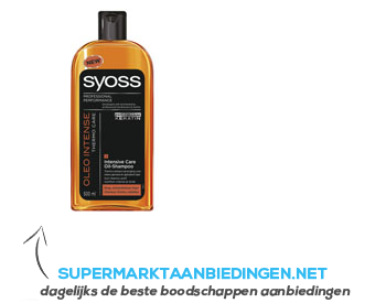 Syoss Oleo intense thermo care shampoo aanbieding