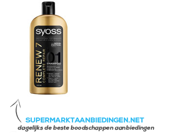 Syoss Renew 7 shampoo aanbieding