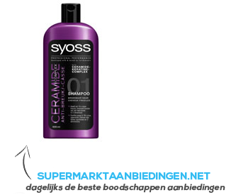 Syoss Shampoo ceramide aanbieding