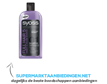 Syoss Shampoo full hair aanbieding