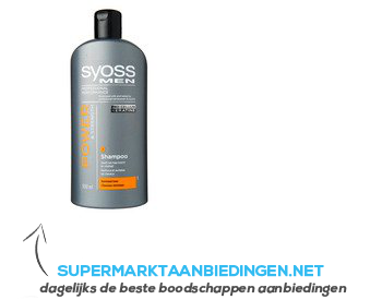 Syoss Shampoo power & strength aanbieding