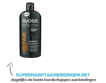 Syoss Shampoo repair therapy aanbieding