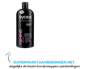 Syoss Shampoo shine boost aanbieding