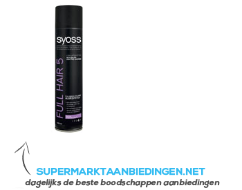 Syoss Styling full hair 5 hairspray aanbieding