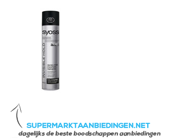 Syoss Styling hairspray invisible hold aanbieding