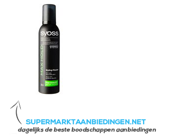 Syoss Styling mousse max hold aanbieding
