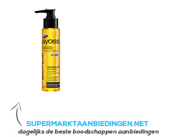 Syoss Treatment beauty elixer abs. oil aanbieding