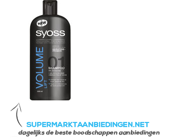 Syoss Volume lift shampoo aanbieding