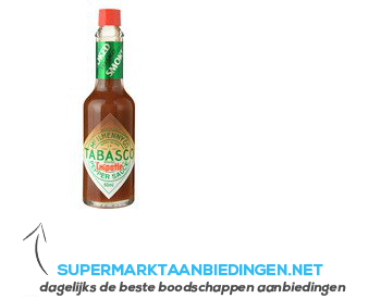 Tabasco Chipotle pepper sauce aanbieding