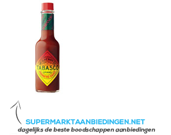 Tabasco Habanero hot sauce aanbieding