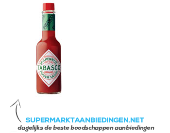 Tabasco Red pepper sauce aanbieding