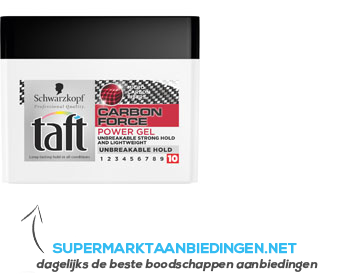 Taft Carbon force gel cube aanbieding