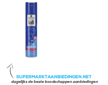 Taft hairspray ultra strong aanbieding