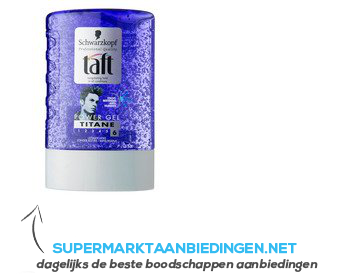 Taft Power gel titane aanbieding