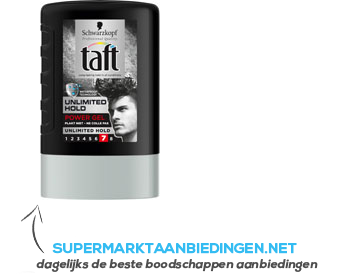 Taft Power Gel unlimited hold aanbieding