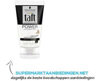 Taft Power invisible gel aanbieding