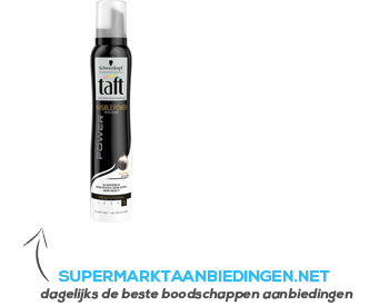 Taft Power mousse aanbieding