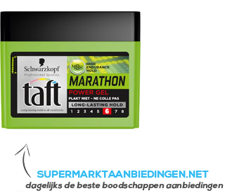 Taft Powergel marathon 6 aanbieding